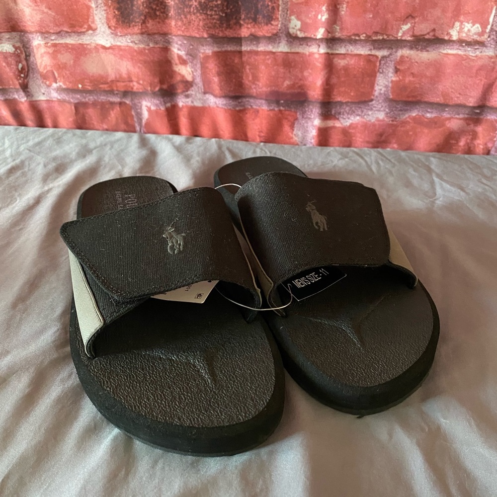 NWT Men’s Polo Ralph Lauren Slides - Sz 11